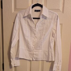 Jones New York Cream‎ Signature Blouse